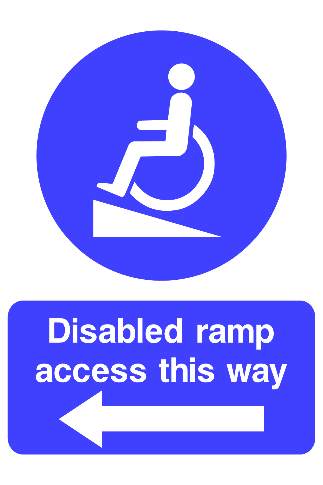 Disabled sign. Disabled Ramp. Disabled access. Access Ramp.